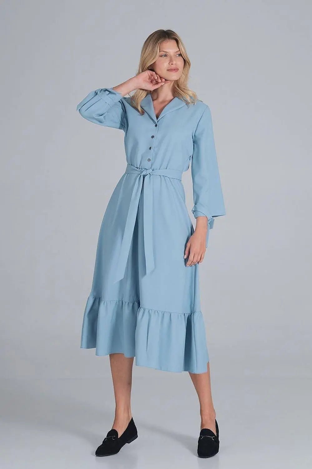 Figl elastic band maxi dress - Honesty Sales