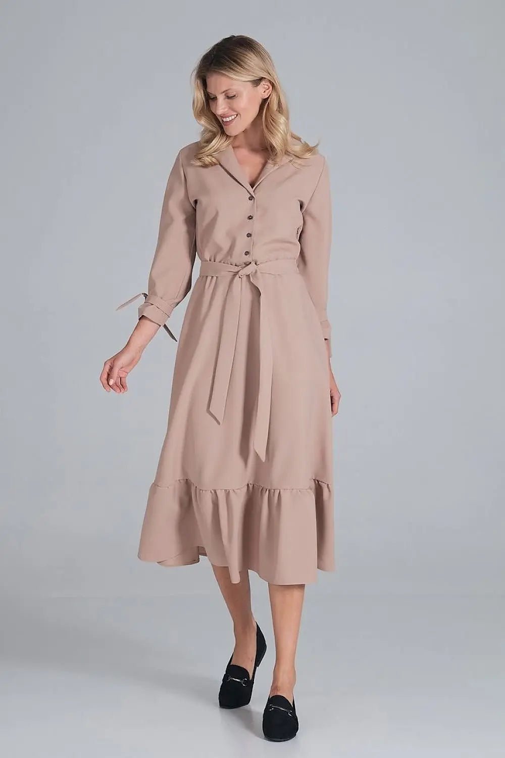 Figl elastic band maxi dress - Honesty Sales