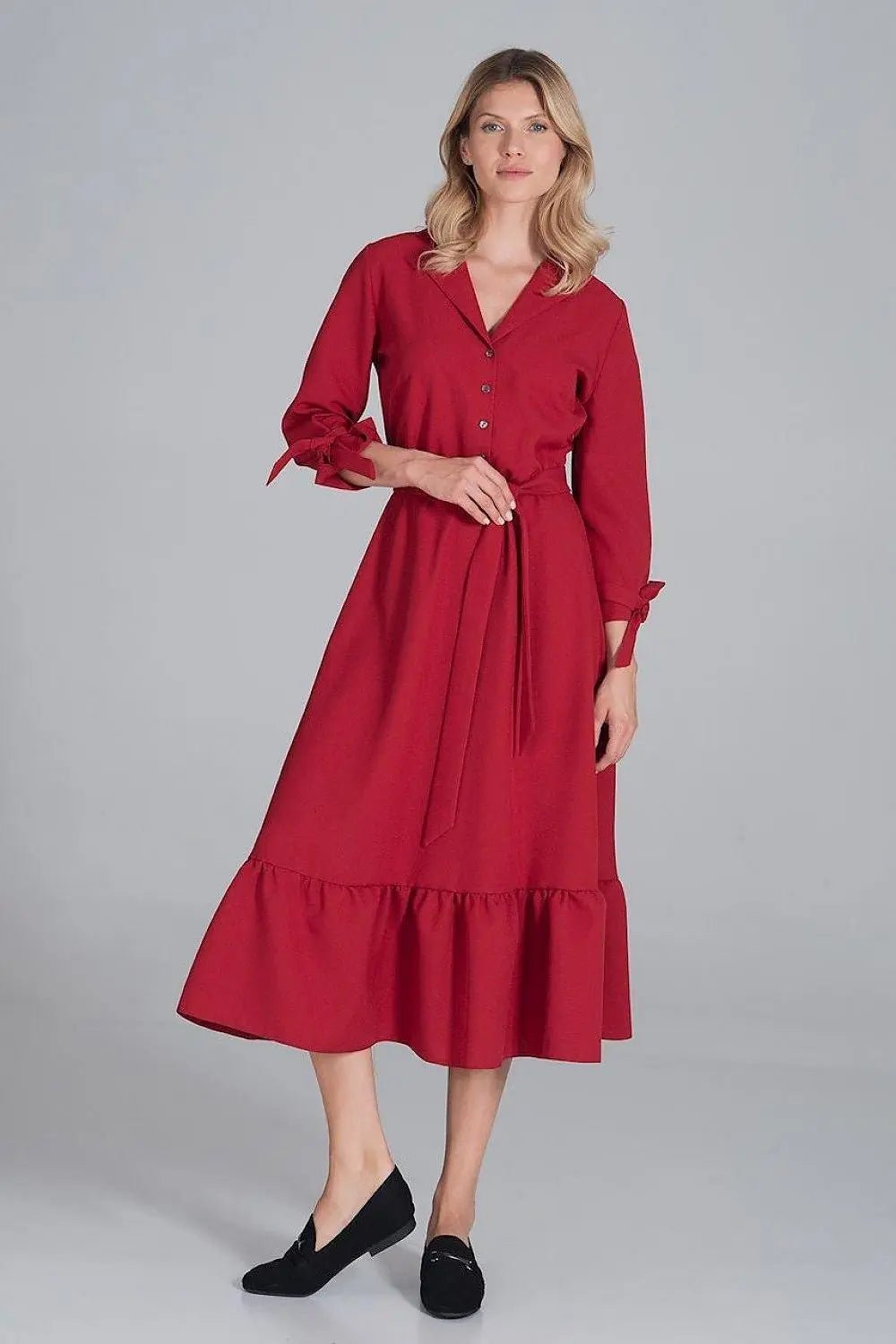 Figl elastic band maxi dress - Honesty Sales