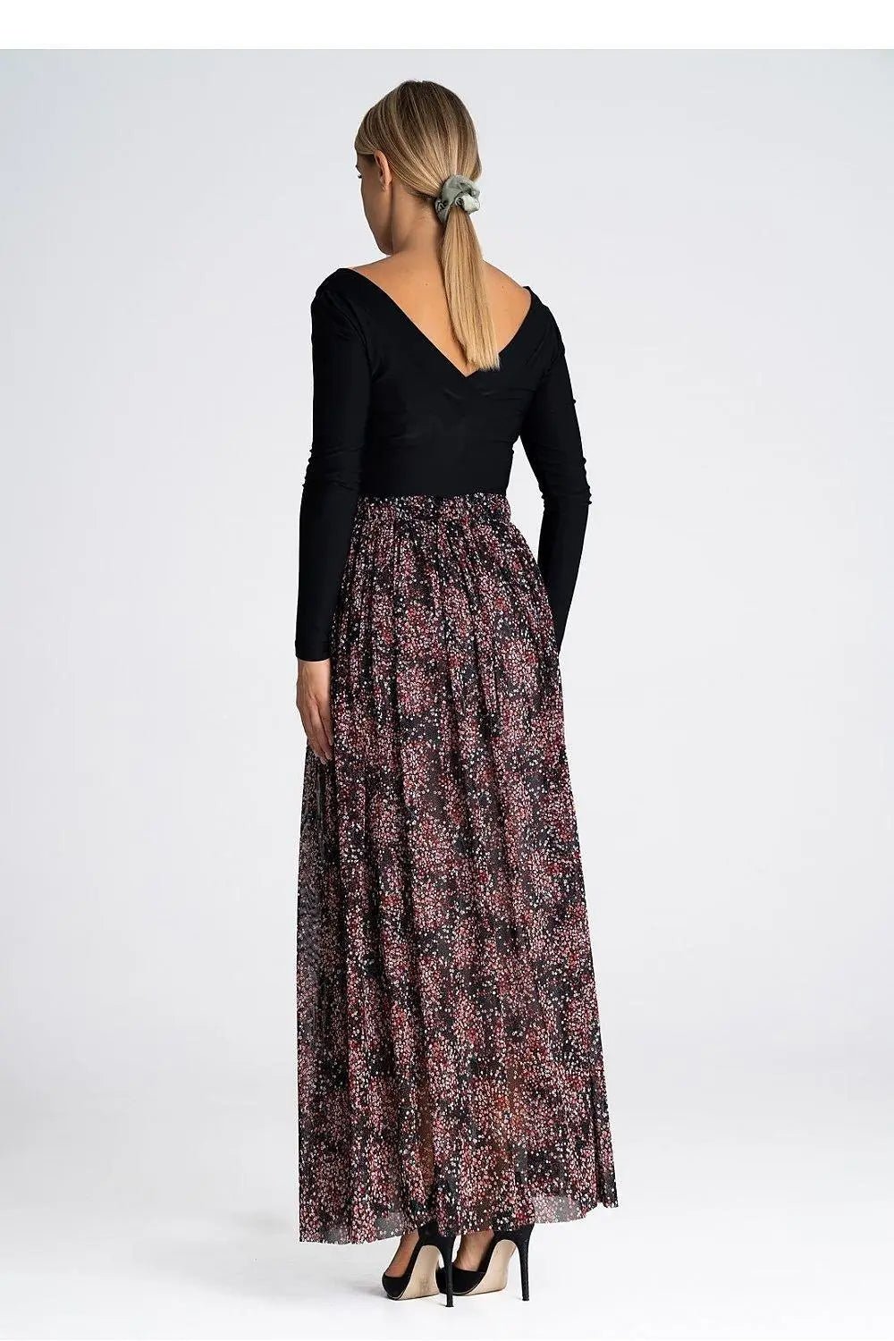 Figl elegant long mesh skirt - Honesty Sales