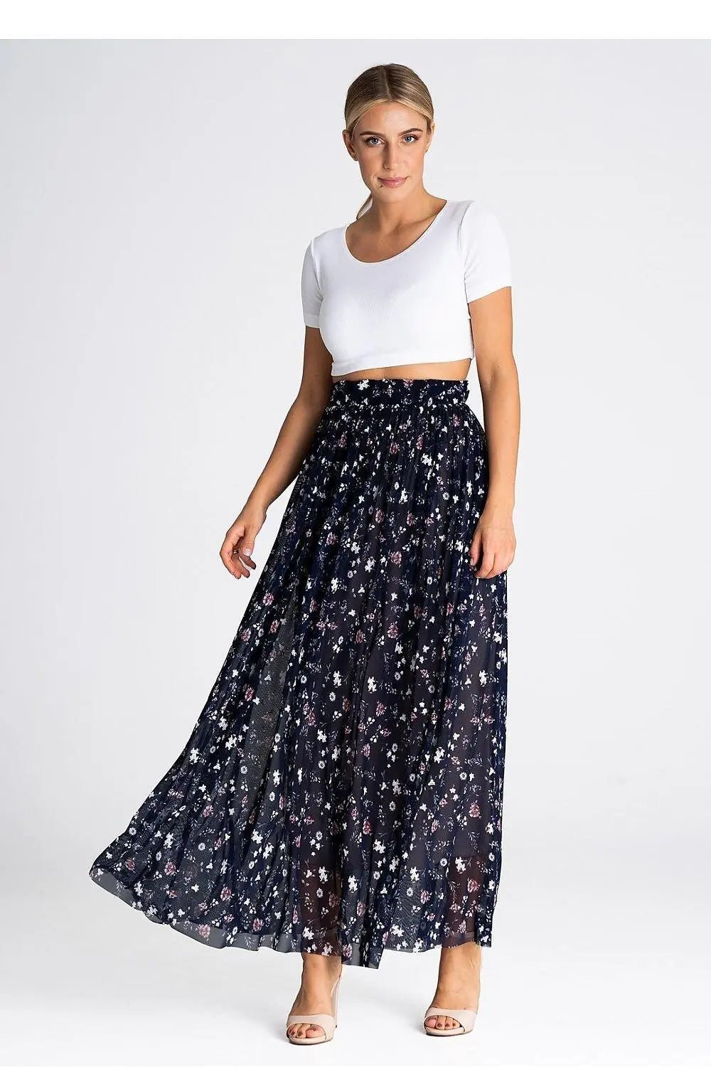 Figl elegant long mesh skirt - Honesty Sales
