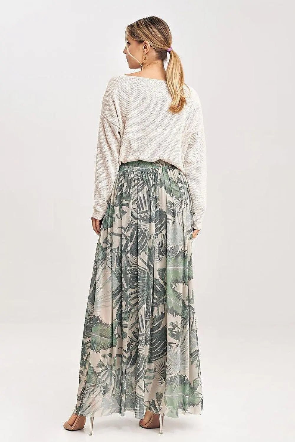 Figl elegant long mesh skirt - Honesty Sales