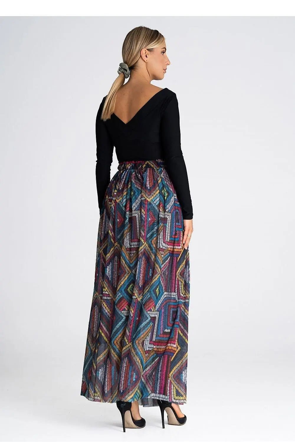 Figl elegant long mesh skirt - Honesty Sales