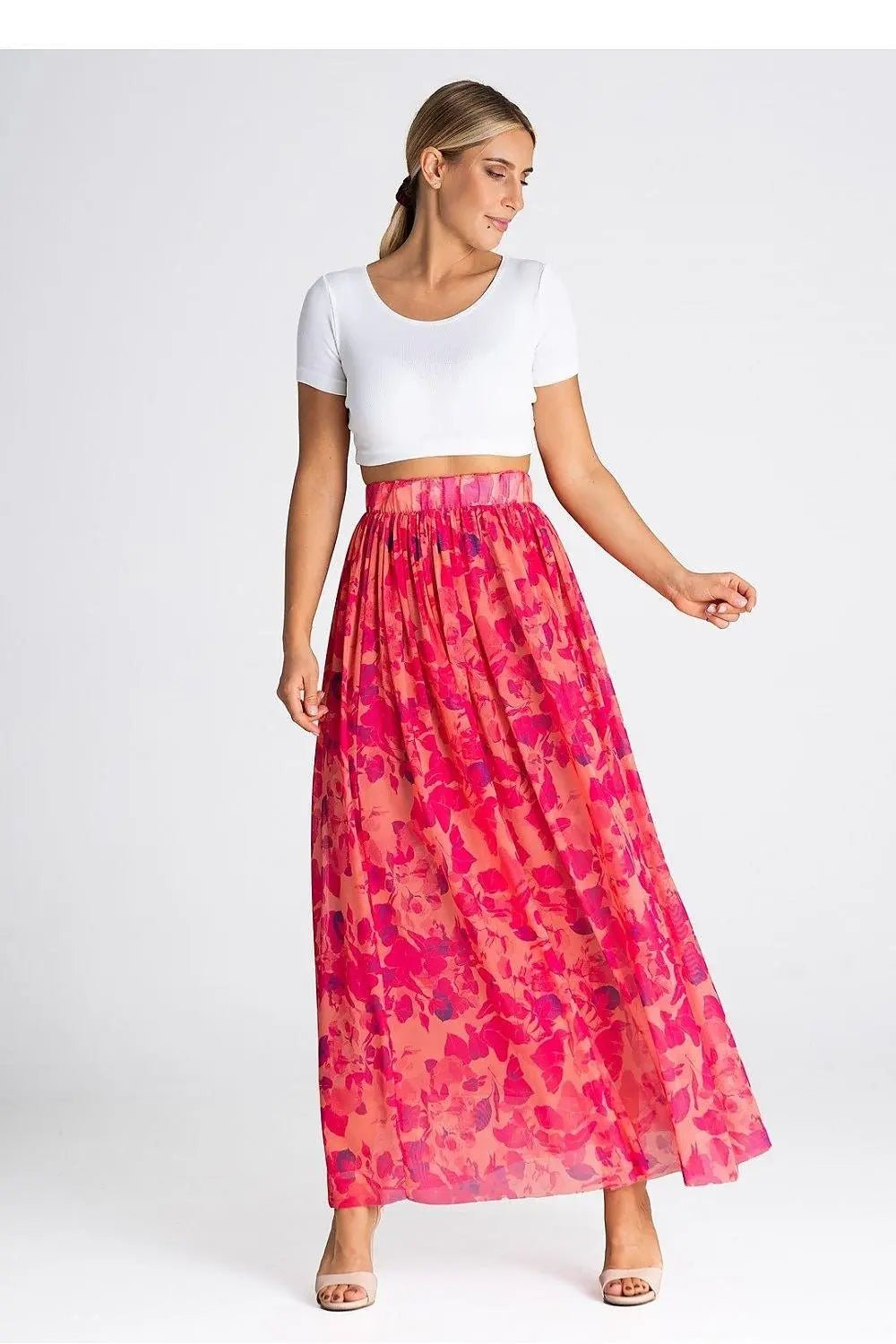 Figl elegant long mesh skirt - Honesty Sales