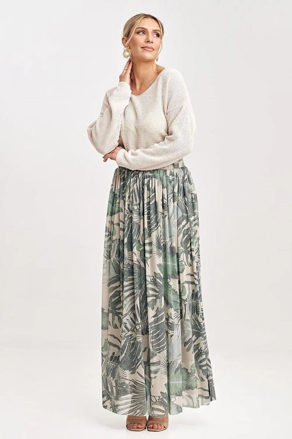 Figl elegant long mesh skirt - Honesty Sales