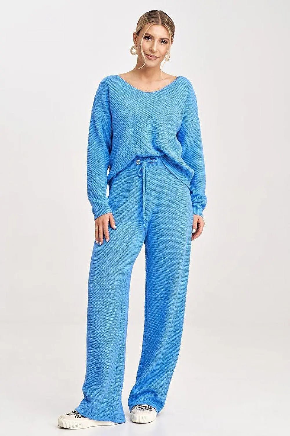 Figl long sleeves blouse and loose pants - Honesty Sales