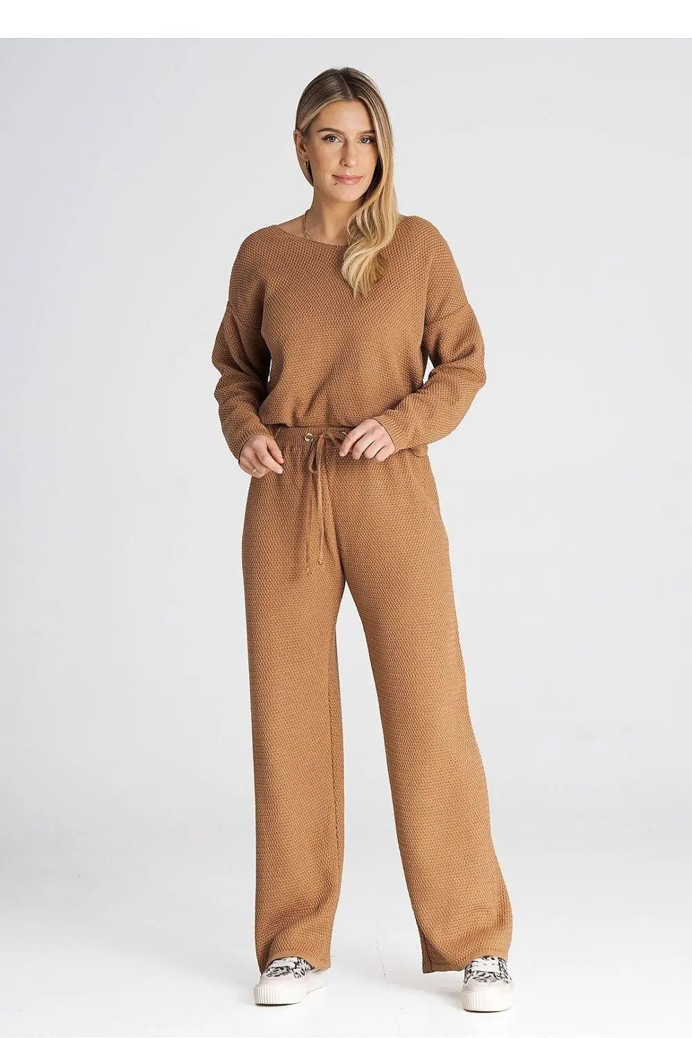 Figl long sleeves blouse and loose pants - Honesty Sales