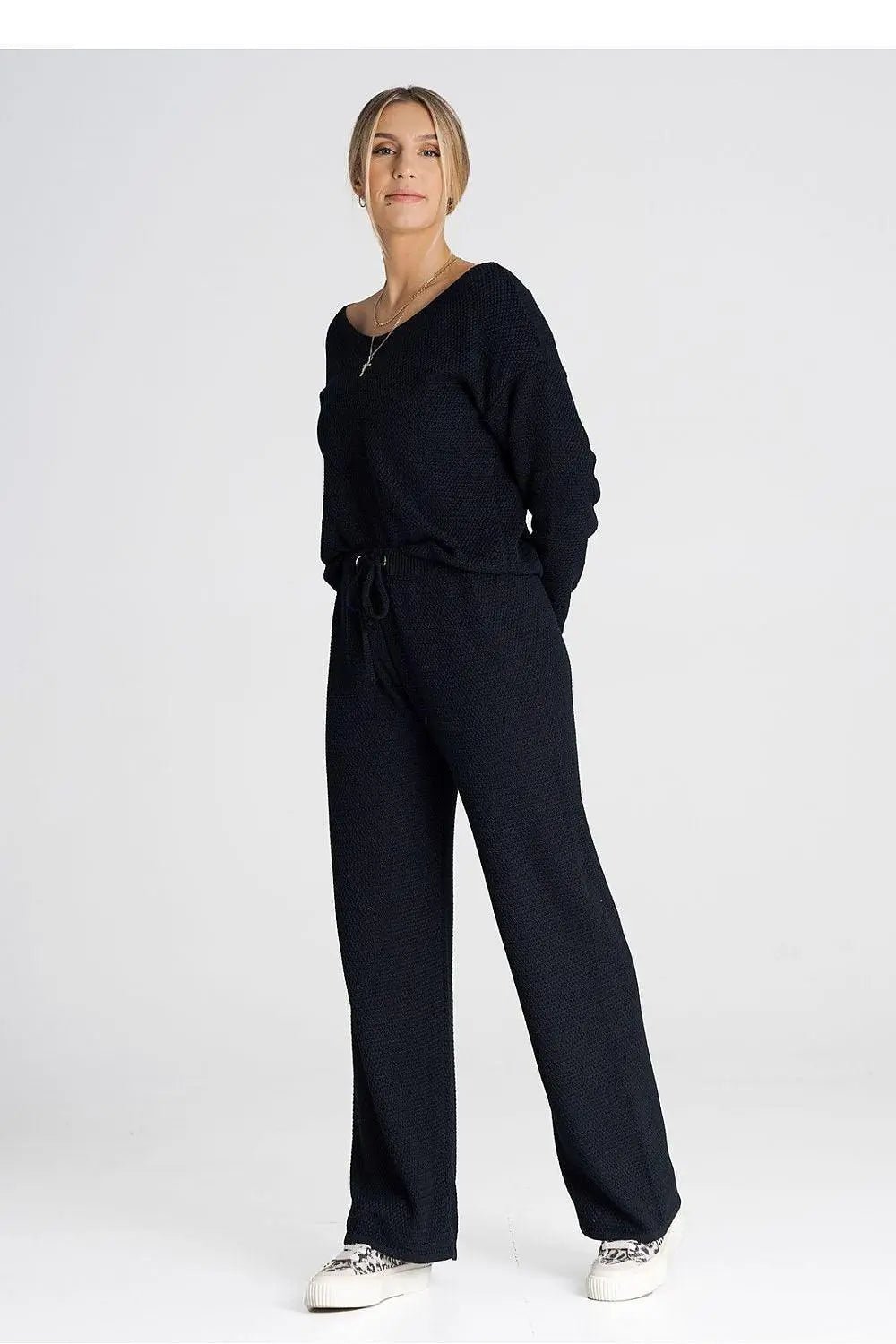 Figl long sleeves blouse and loose pants - Honesty Sales