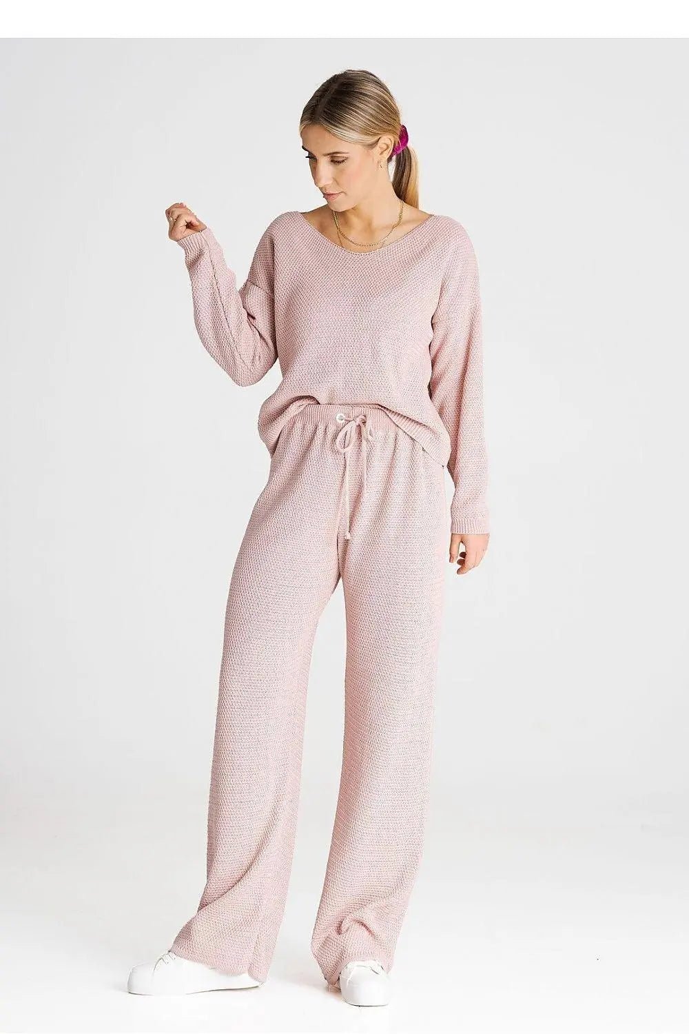 Figl long sleeves blouse and loose pants - Honesty Sales