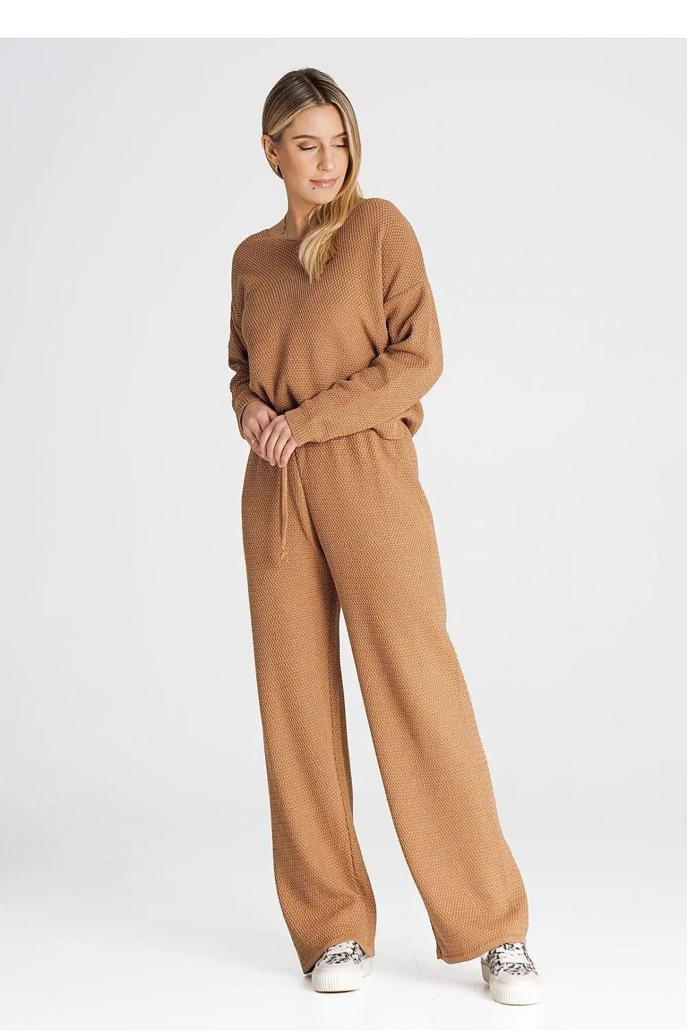 Figl long sleeves blouse and loose pants - Honesty Sales