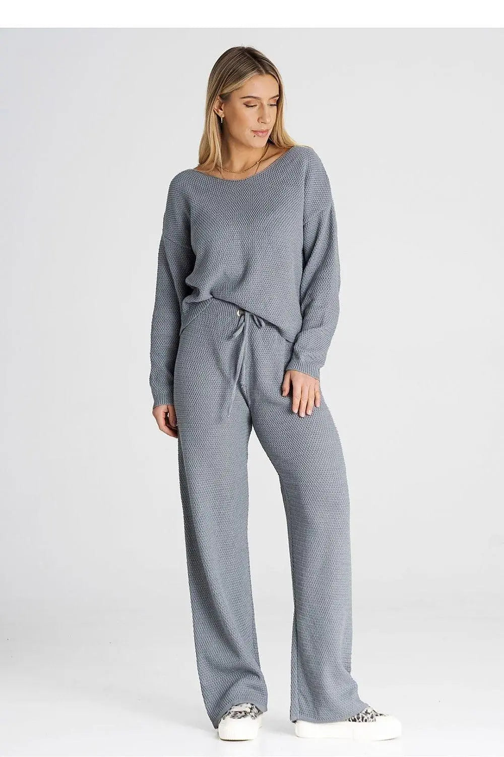Figl long sleeves blouse and loose pants - Honesty Sales