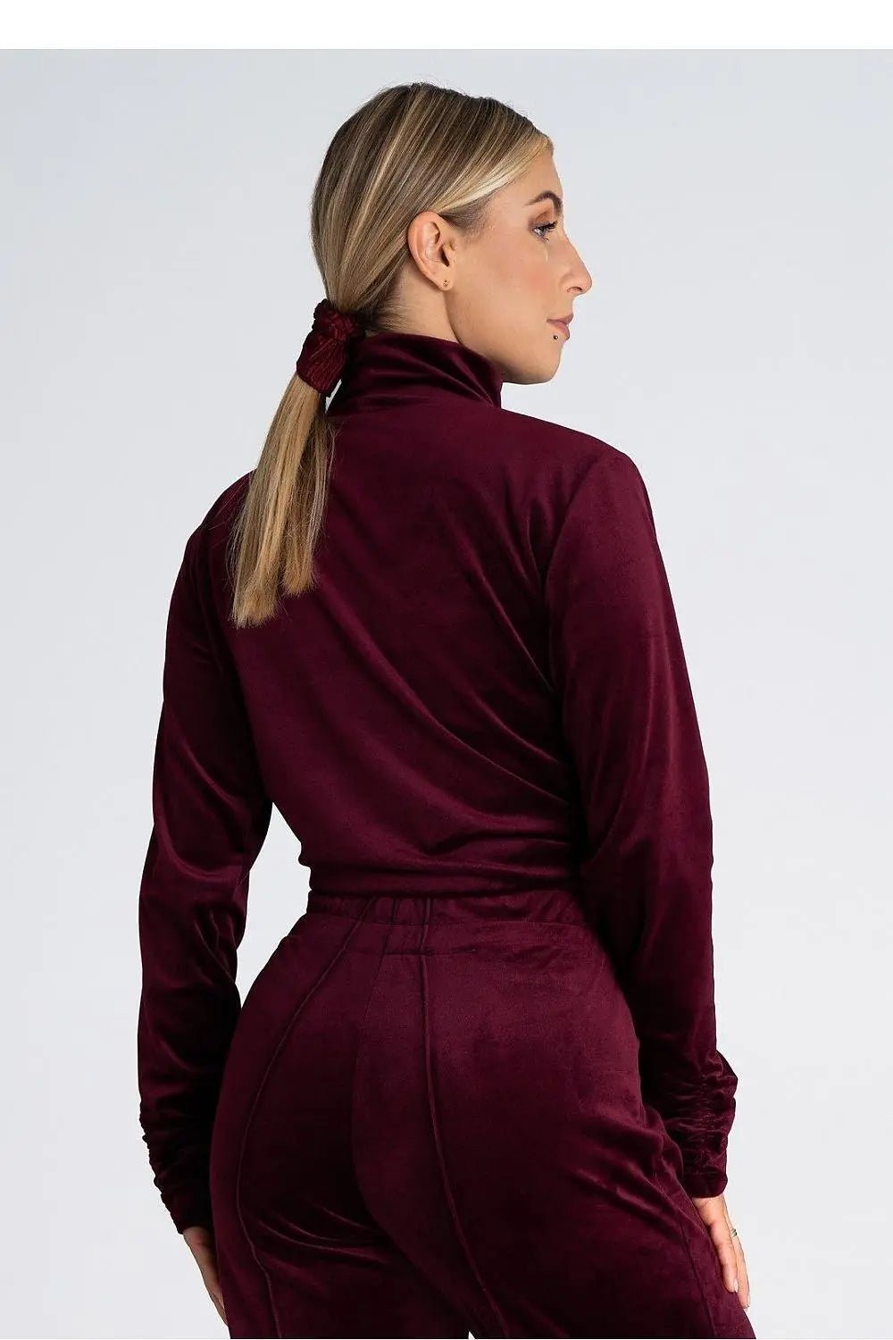Figl long turtleneck and long sleeves blouse - Honesty Sales