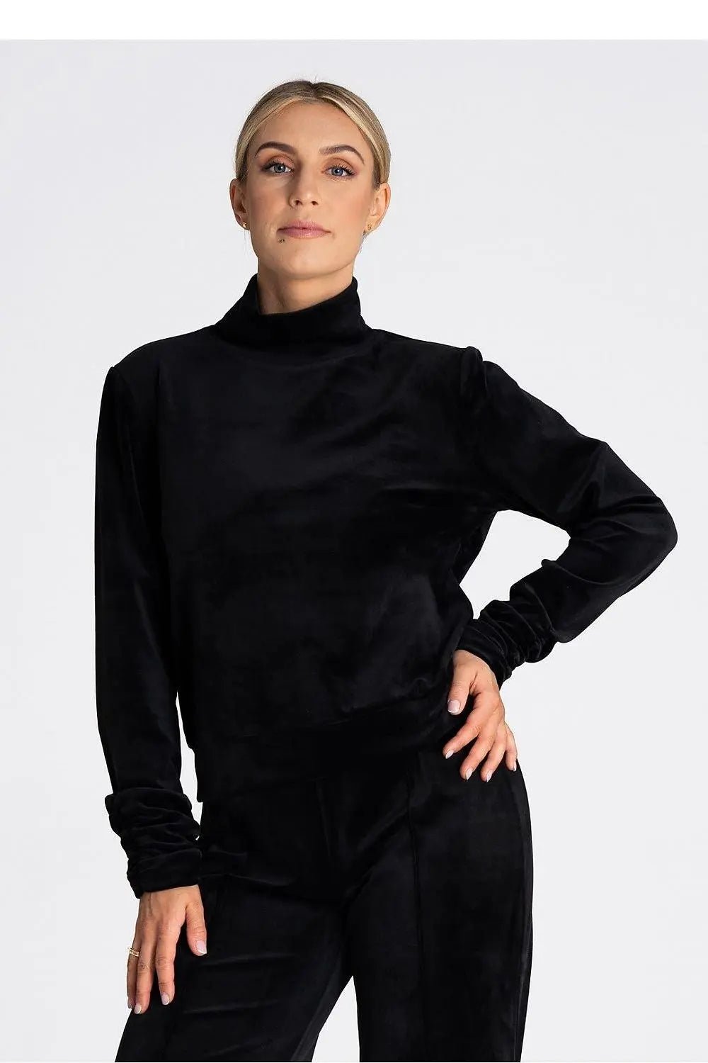 Figl long turtleneck and long sleeves blouse - Honesty Sales