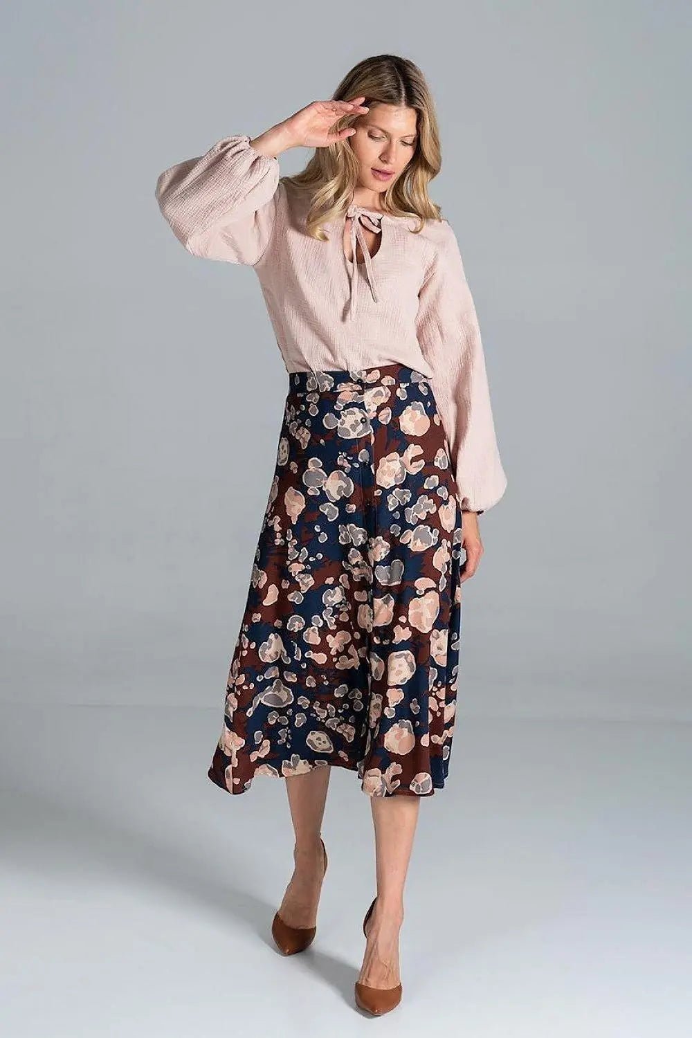 Figl trapeze midi skirt - Honesty Sales
