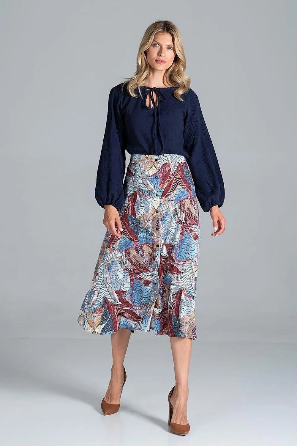 Figl trapeze midi skirt - Honesty Sales