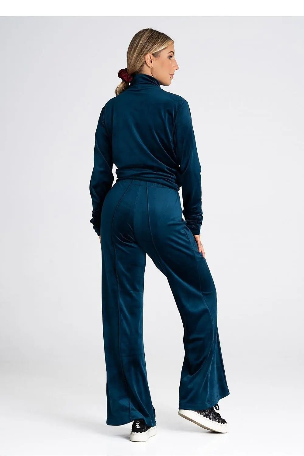 Figl velour high rise womens pants - Honesty Sales