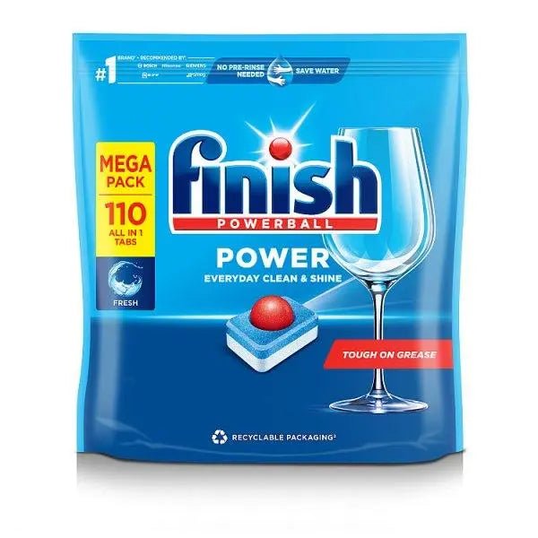 Finish Power AIO Dishwasher Tablets 110 Tabs - Honesty Sales