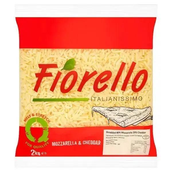 Fiorello Italianissimo Shredded 80% Mozzarella & 20% Cheddar 2kg - Honesty Sales