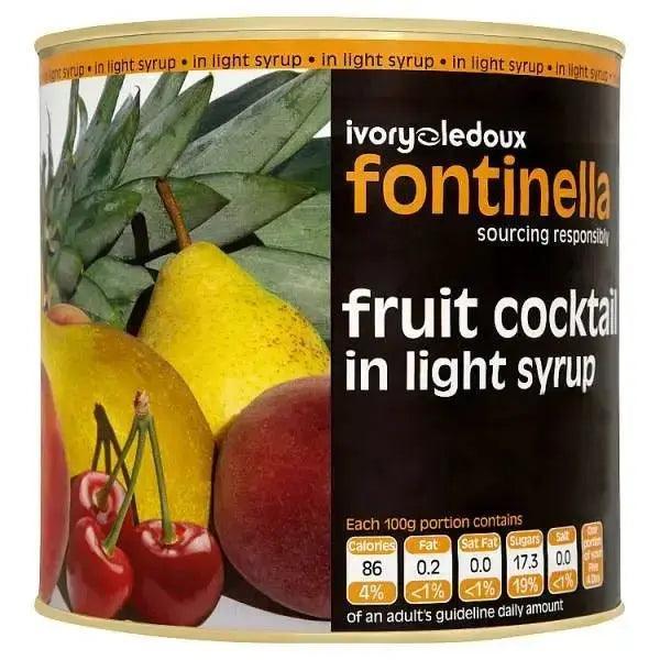 Fontinella Fruit Cocktail in Light Syrup 2.60kg - Honesty Sales