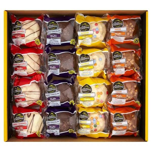 Food Connections 16 Topped Muffins Mixed - Honesty Sales