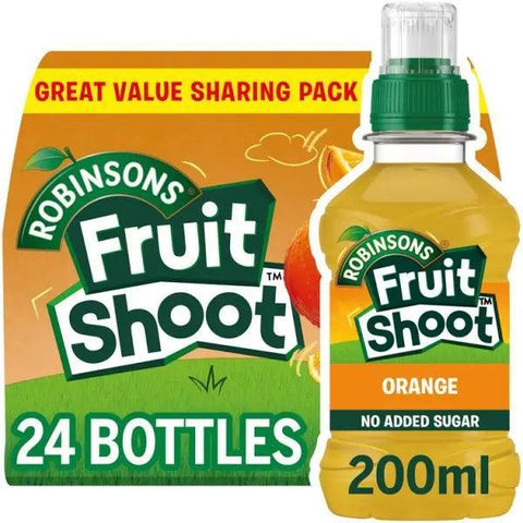 Fruit Shoot Orange Kids Juice Drink 24 x 200ml - Honesty Sales U.K