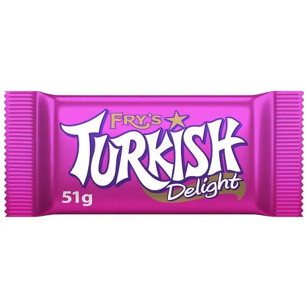 Fry's Turkish Delight Chocolate Bar 51g (Case of 48) - Honesty Sales