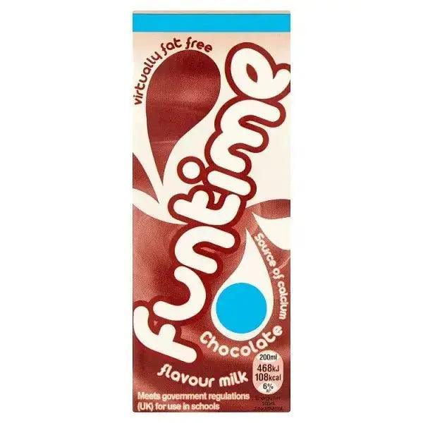Funtime Chocolate Flavour Milk 200ml (Case of 30) - Honesty Sales Main image