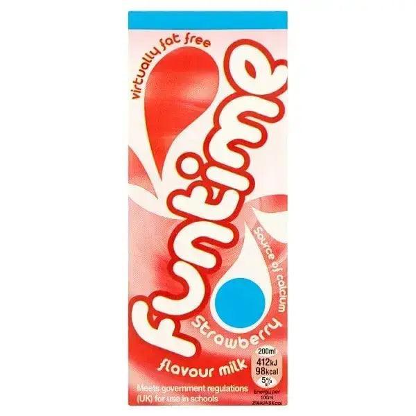 Funtime strawberry Flavour Milk 200ml (Case of 30) - Honesty Sales Main image