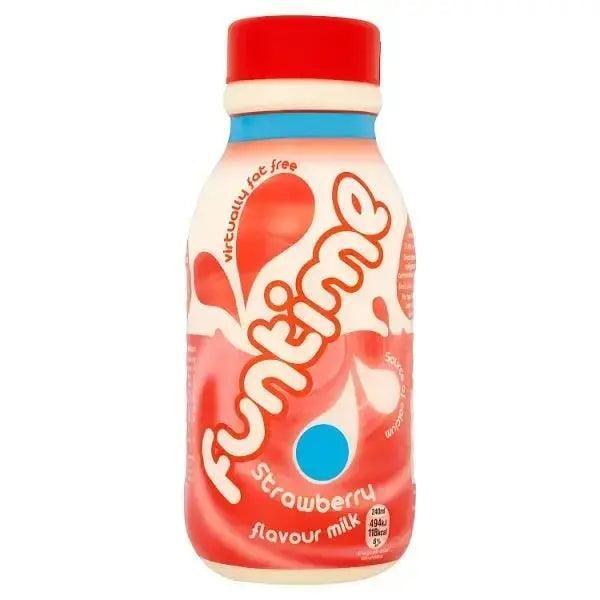 Funtime Strawberry Flavour Milk 480ml (Case of 12) - Honesty Sales