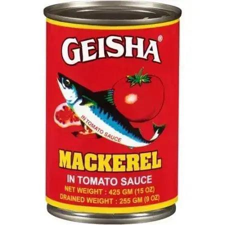 Geisha Mackerel in Tomato Sauce 425g - Honesty Sales Main image