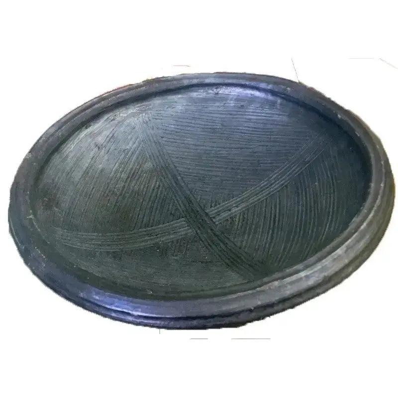 Ghanaian traditional earthen clay mortar ( Asanka ) 22cm - Honesty Sales
