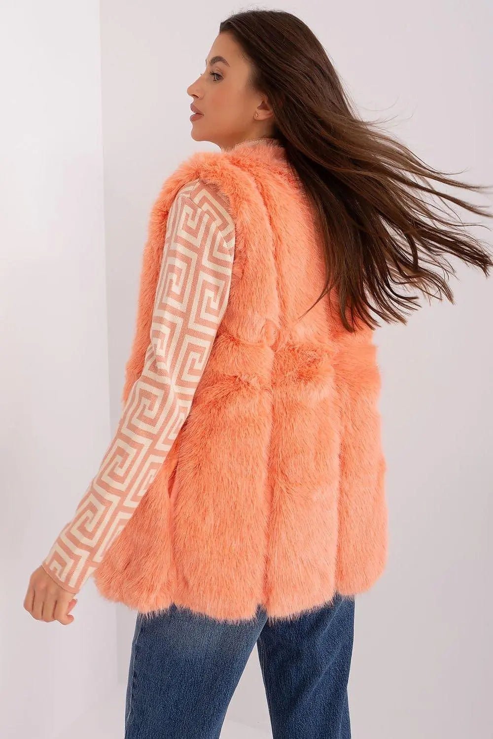 Gilet model AT fur vest - Honesty Sales