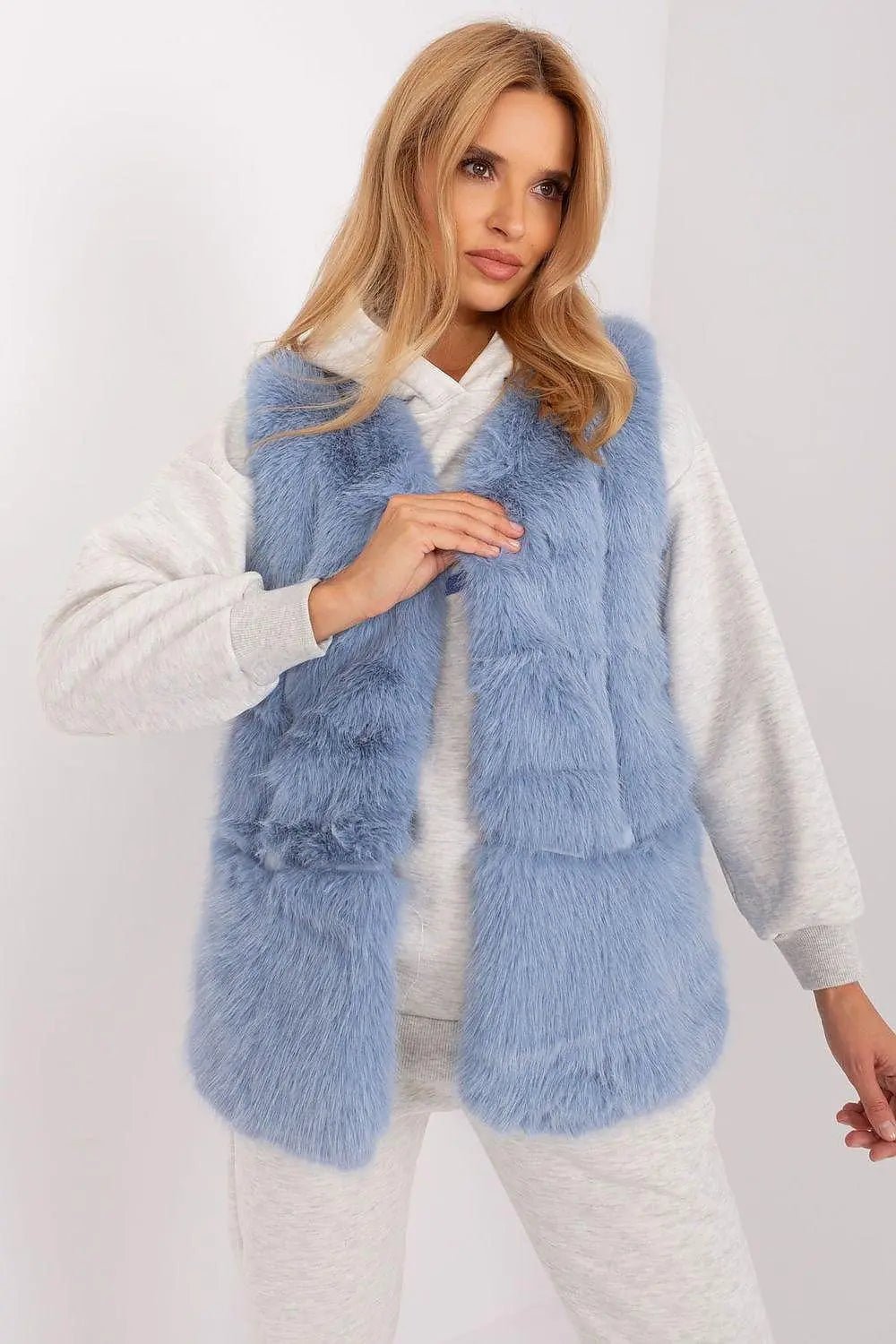 Gilet model AT fur vest - Honesty Sales