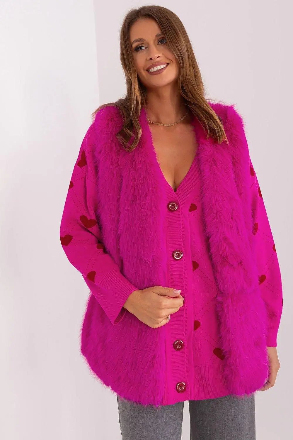 Gilet model AT fur vest - Honesty Sales