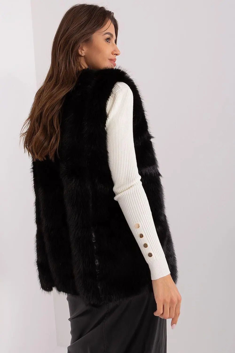 Gilet model AT fur vest - Honesty Sales