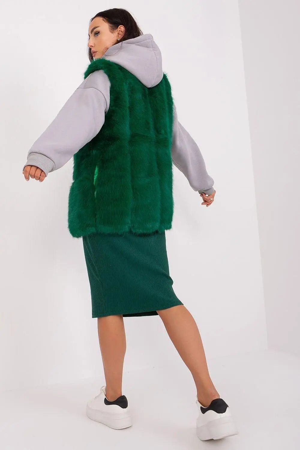 Gilet model AT fur vest - Honesty Sales