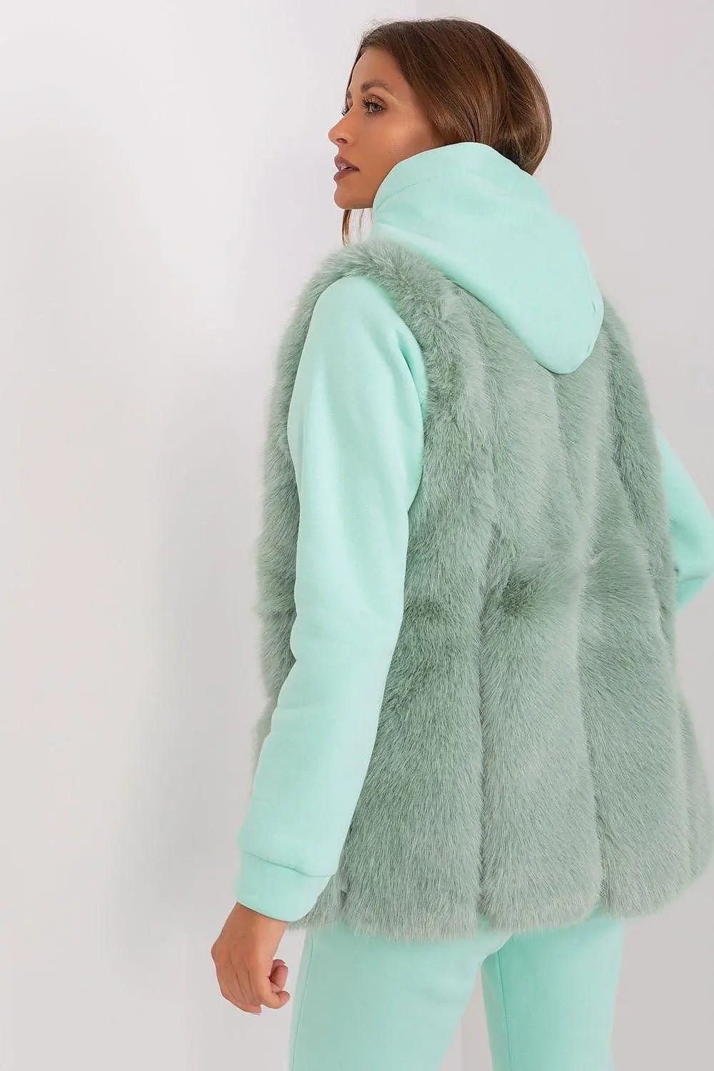 Gilet model AT fur vest - Honesty Sales