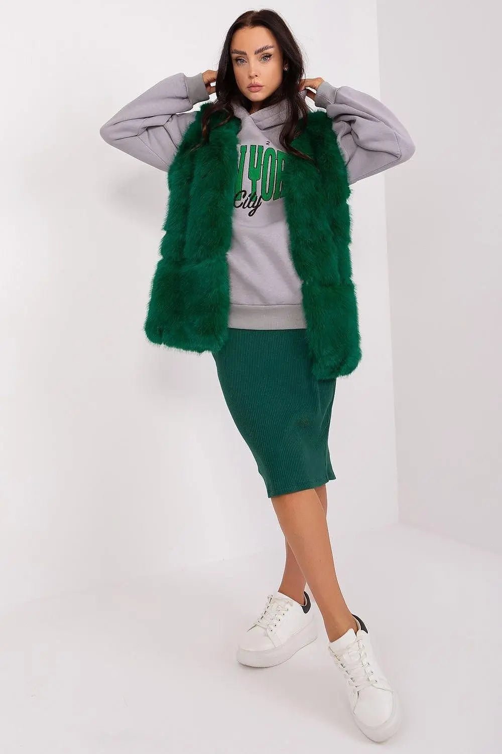 Gilet model AT fur vest - Honesty Sales