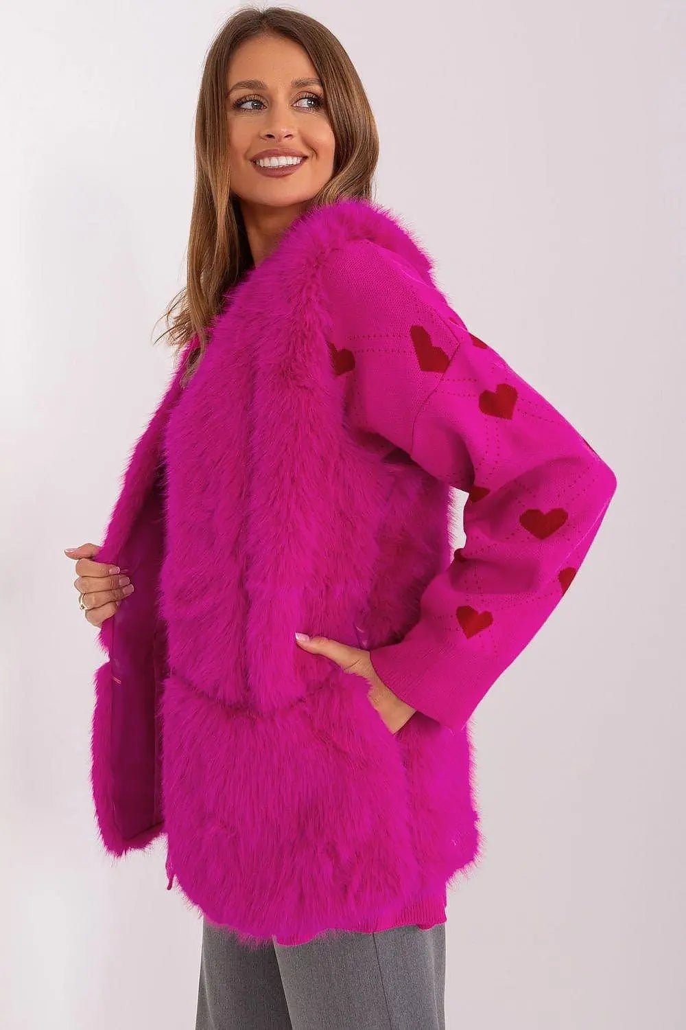 Gilet model AT fur vest - Honesty Sales