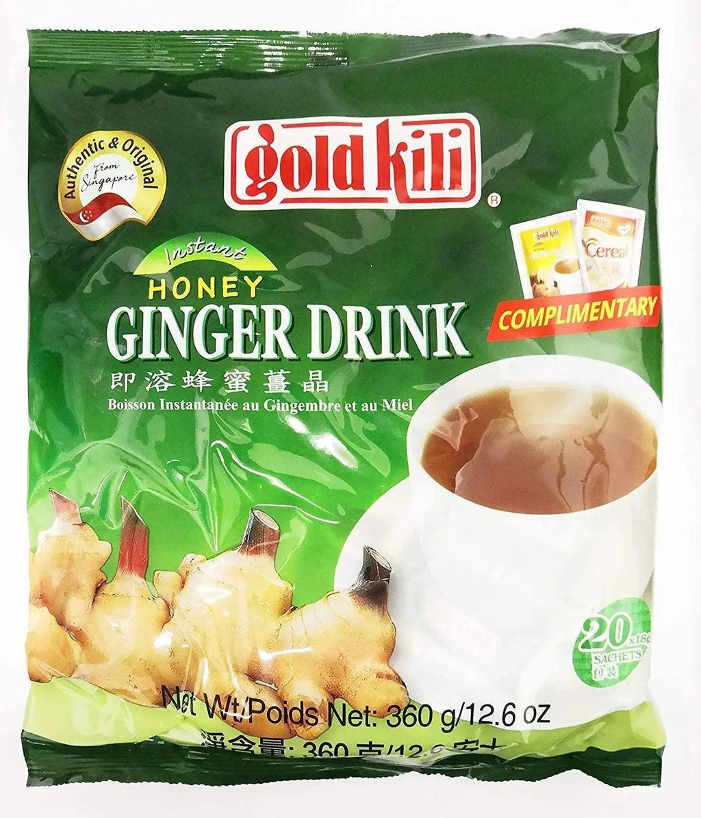 Ginger Drink by Gold Kili, 20 Sachet Total (Pack of 20 Sachets) - Honesty Sales