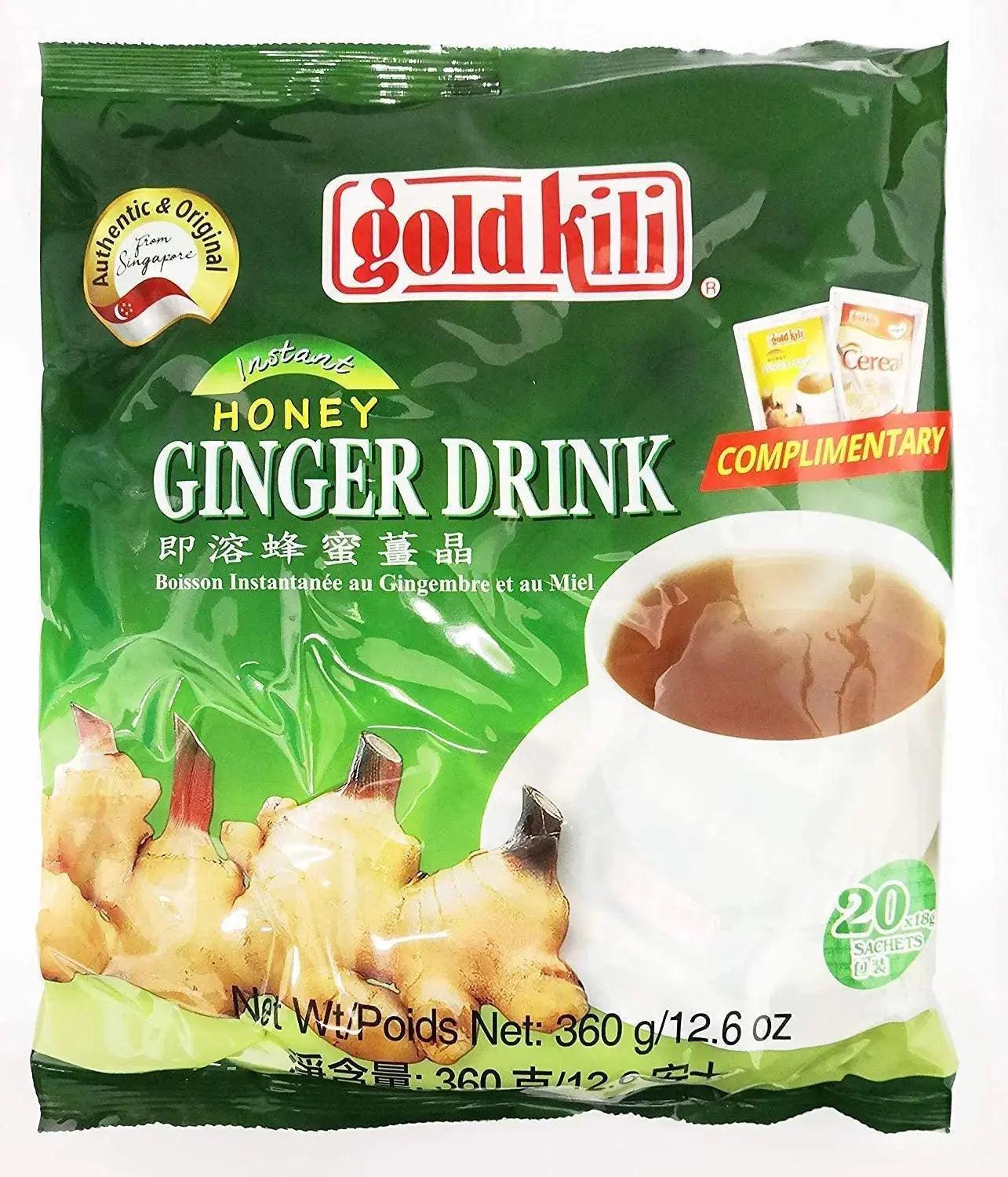 Ginger Drink by Gold Kili, 20 Sachet Total (Pack of 20 Sachets) - Honesty Sales