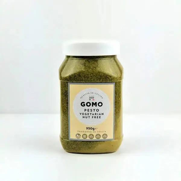 Gomo Pesto Sauce Nut Free Vegetar 950g - Honesty Sales Main image