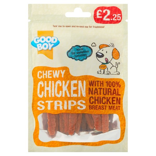 Good Boy Chewy Chicken Strips 70g (Case of 6) - Honesty Sales