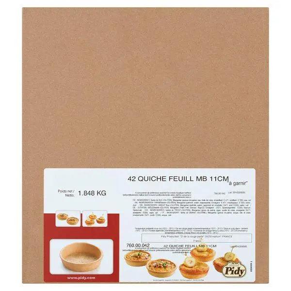 Gourmet Pidy 42 Quiche Feuill 1.848kg - Honesty Sales