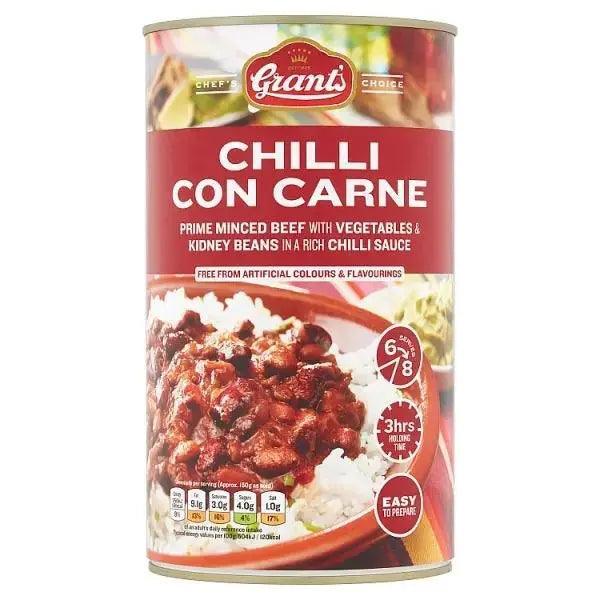 Grant's Chilli Con Carne 1.2kg - Honesty Sales Hauptbild