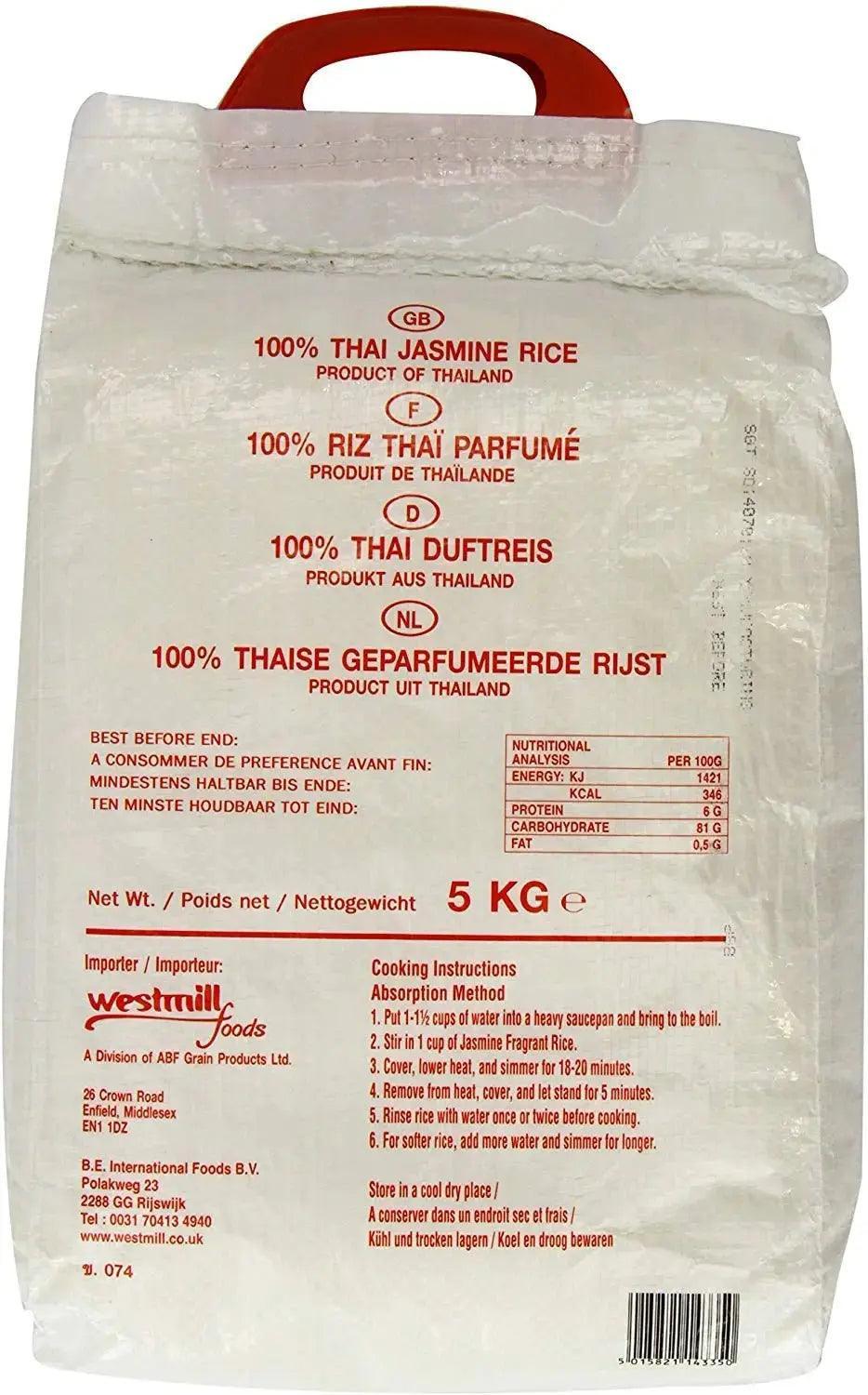 Green Dragon Thai Fragrant Rice 5Kg - Honesty Sales