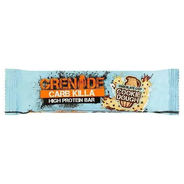Grenade Carb Killa High Protein Bar Chocolate Chip Cookie Dough 60g (Case of 12) - Honesty Sales