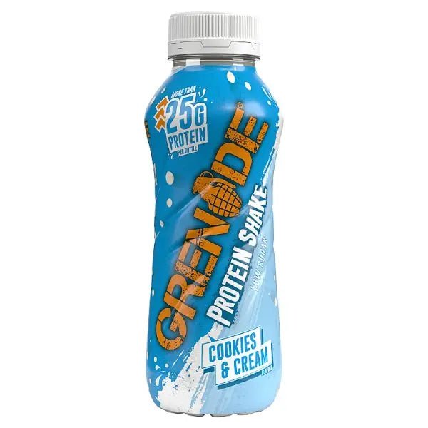 Grenade Cookies & Cream Flavour Protein Shake 330ml (Case of 8) - Honesty Sales