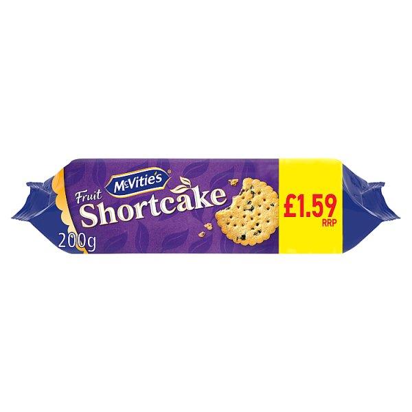 McVitie's Fruit Shortcake Biscuits 250g (Case of 12) - Honesty Sales U.K