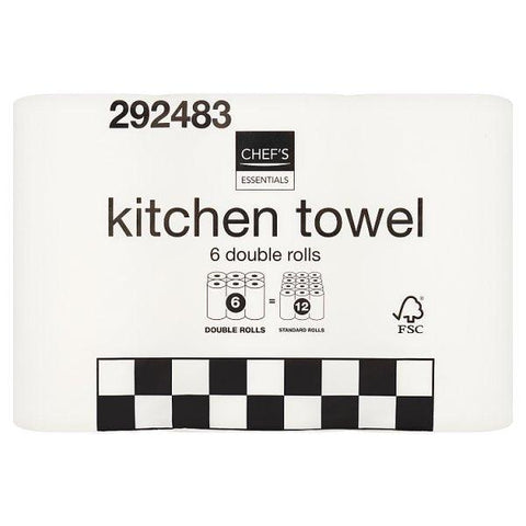 Chef's Essentials 6 Kitchen Towel (Case of 3) - Honesty Sales U.K